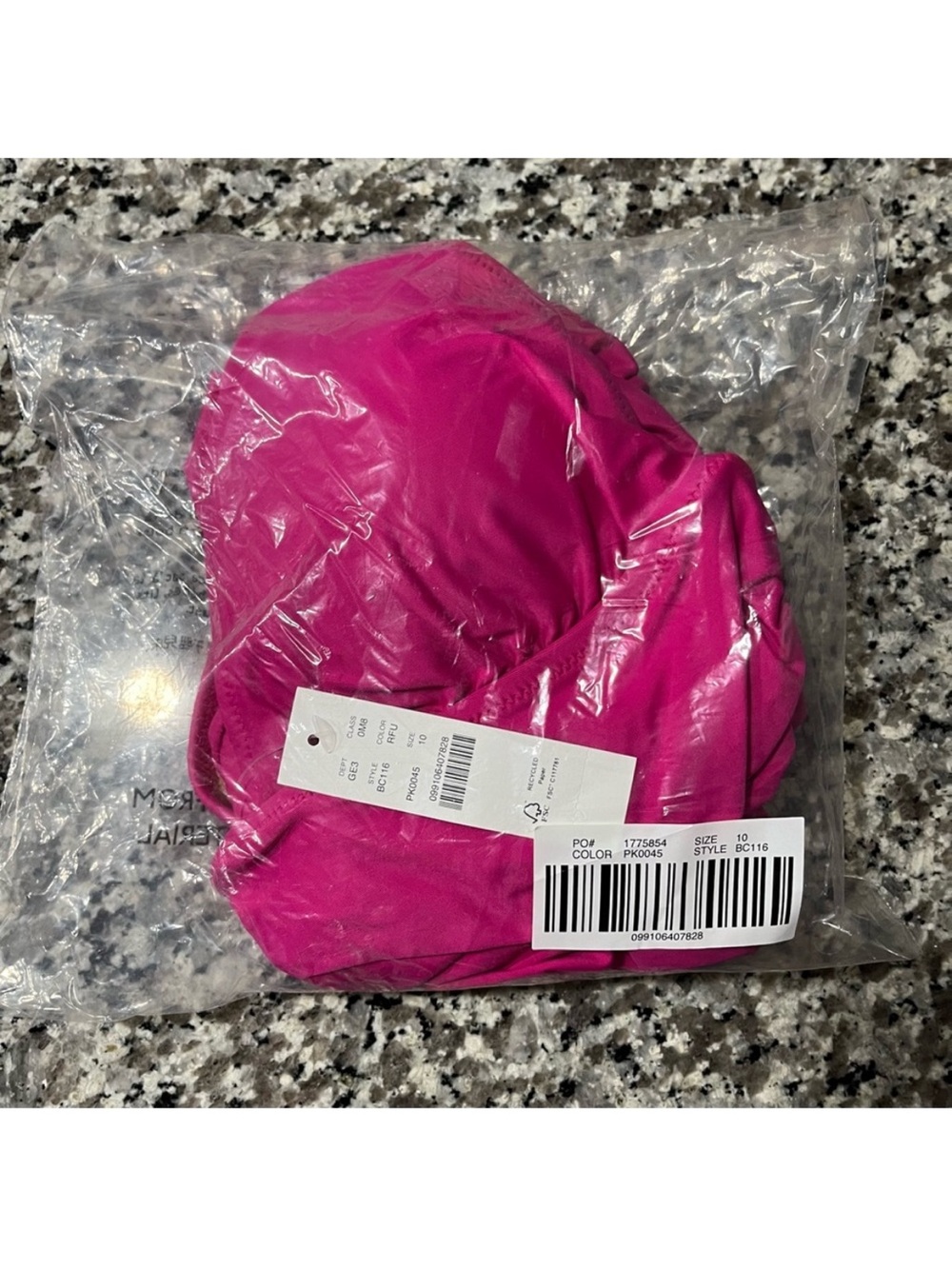 J. Crew Women’s Classic v-neck Fuchsia Swimsuit 10 $30 - Picture 6 of 15